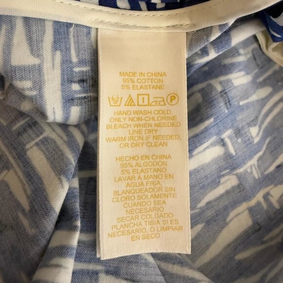 Kate Spade Sonja Striped Dress Women's 8 Blue White Fit & Flare Pleated Pockets - Picture 10 of 10